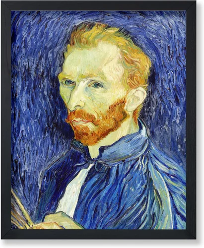 Miniatura 15 de Poster Master Póster clásico de Van Gogh, impresión impresionista vintage, regalo para artista, pintor, autorretrato, sombrero de paja, dibujo