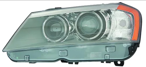 KarParts360: Para BMW X3 faro Asamblea 2011 12 13 2014 lado del conductor LED negro vivienda CAPA certificado BM2502172