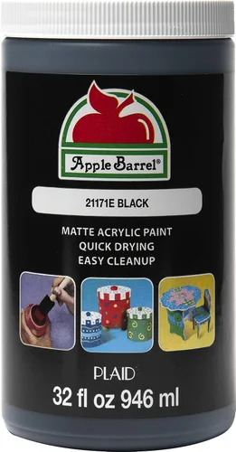 Miniatura 14 de Apple Barrel - Pintura acrílica blanca, 32 onzas líquidas (paquete de 1)