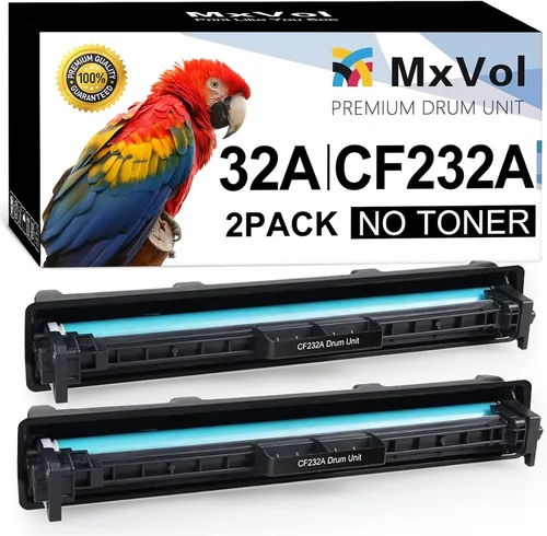 Reemplazo del tambor de imagen CF232A 32A para unidad de tambor HP 32A CF232A de alto rendimiento, paquete de 2 unidades para impresora HP LaserJet