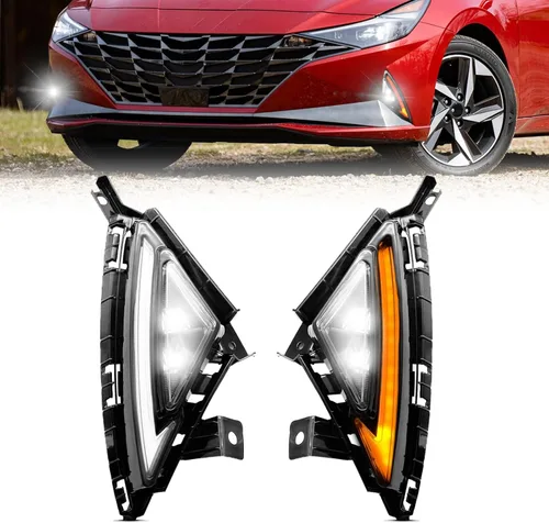 Miniatura 17 de Boxlight - Luces antiniebla compatibles con Hyundai Santa Fe 2007 2008 2009, un par de luces antiniebla con lente transparente para parachoques