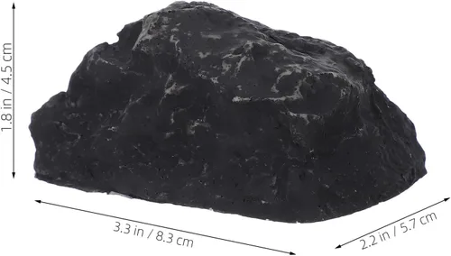 Miniatura 2 de Llavero realista para exteriores, funda deslizante para llaves de roca falsa, cubierta deslizante para jardín oculto
