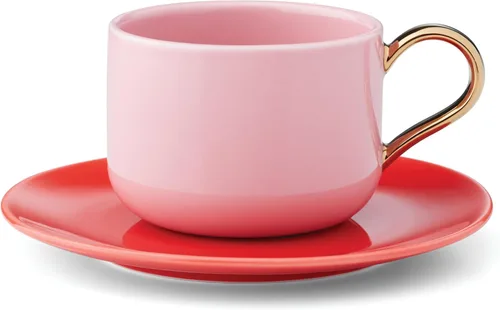 Miniatura 10 de kate spade new york Make It Pop Drinkware Collection, juego de tazas y platillos multicolor, juego de 8 piezas