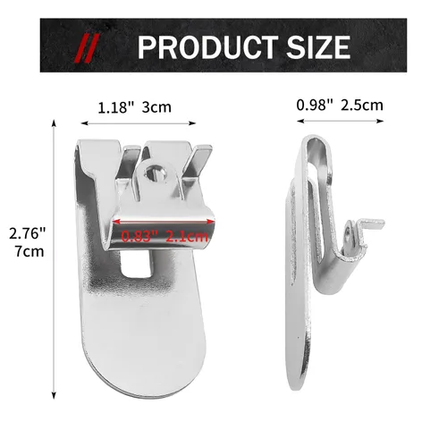 Miniatura 2 de 8 unids N435687 Clip de gancho de cinturón con dispensador de pegamento tornillo anti aflojamiento para DeWalt DCF620 DCF620B DCF622 Drywall Screwgun