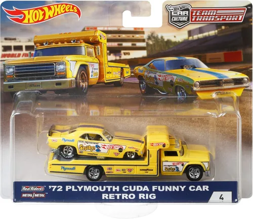 Miniatura 5 de Hot Wheels Equipo de transporte Retro Rig