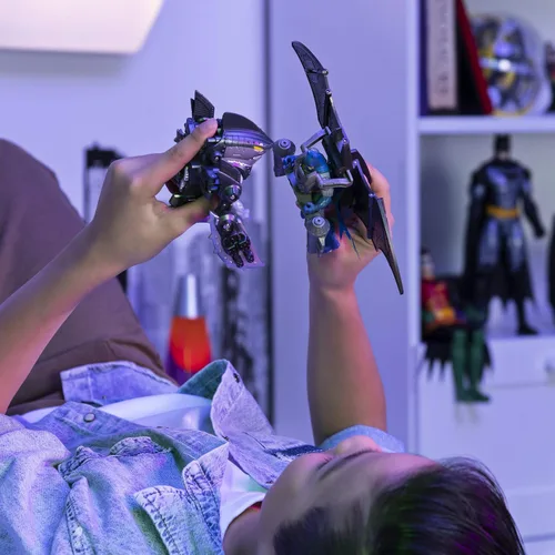 Miniatura 7 de BATMAN Mega Gear Deluxe - Figura de acción de 4 pulgadas con armadura transformadora