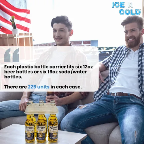 Miniatura 6 de Paquete de 6 botellas de plástico o vidrio de 12oz-16.9oz (225 unidades)