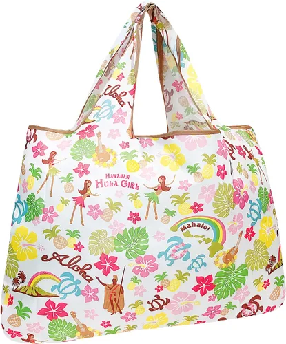 Miniatura 13 de allydrew - Bolsas grandes plegables de nailon reutilizables para comestibles, Conchas marinas Seashells