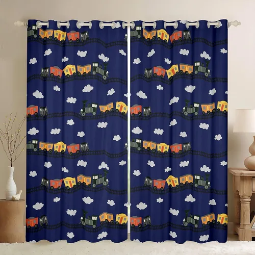 Miniatura 16 de Cortinas opacas con estampado de animales de safari, guepardo, cebra, tigre, jirafa, leopardo, 104 pulgadas de ancho x 84 pulgadas de largo