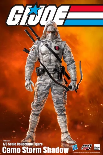 Miniatura 6 de ThreeZero G.I. Joe: Camo Storm Shadow Figura coleccionable a escala 1:6 FigZero, multicolor