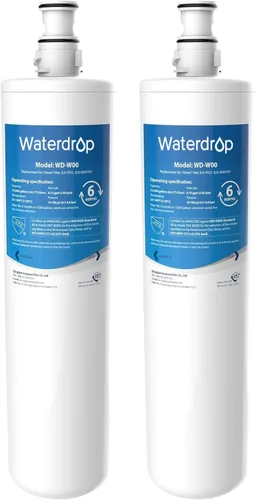 Waterdrop 3US-PF01 filtro de agua para debajo del fregadero, repuesto para Advanced 3US-PF01, 3US-MAX-F01, 3US-PS01, 3US-MAX-S01, Aqua-Pure