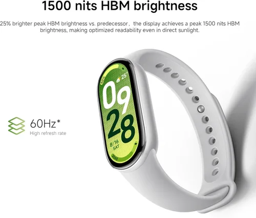 Miniatura 5 de XIAOMI Mi Smart Watch Band 10, 5ATM, impermeable, rastreador de pasos de fitness, reloj inteligente digital deportivo, correa de salud para hombres