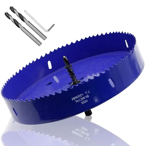 Miniatura 22 de Luomorgo Broca de sierra de agujero de 1.496 in/1 1/2 pulgadas, profundidad de corte HSS de 1 1/4 pulgadas, cortador de agujeros bimetálicos