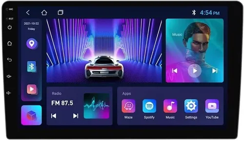 Miniatura 9 de Radio estéreo Android 13 para coche Hyundai Sonata NF 2004-2008, Biorunn 9 pulgadas GPS inalámbrico con cable Car-Play Android Auto IPS pantalla