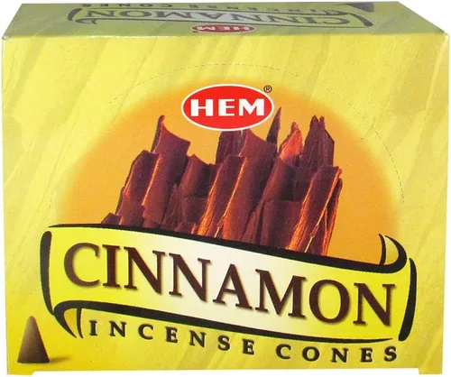 Miniatura 2 de Conos de Incienso de Canela y Paquete de Quemador de Conos de Incienso Insence Insense Dobladillo Incienso