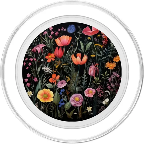 Miniatura 2 de Wildflower Watercolor Flowers Botanic Floral Garden - PopSockets MagSafe PopGrip para iPhone para mujer