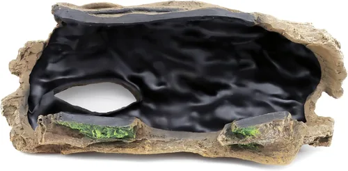 Miniatura 6 de JIHAQUA Decoración de Terrario de Corteza de Resina para Acuario, Escondite para Lagarto, Serpiente o Reptil, Cueva de Escondite para Lagarto, Araña