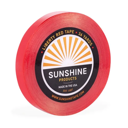 Miniatura 15 de Sunshine Tape Paquete de 3 rollos de cinta adhesiva para peluca, 3/4 pulgadas x 36 yardas, doble cara, grado médico, cinta de tupé y peluca
