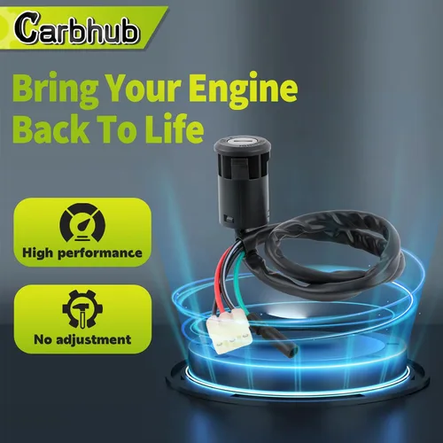 Miniatura 3 de Carbhub Interruptor de encendido w/llaves para Honda TRX250 Recon TRX250EX Sportrax TRX250TE Recon ES TRX250TM Recon Sportrax 400 TRX400EX 2x4