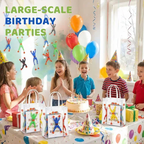 Miniatura 4 de JOHOUSE Juguete pegajoso para escaladores de pared para recuerdos de fiesta, paquete de 24 bolsas de regalos de verano para niños de 4 a 8, 8 a 12