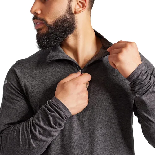 Miniatura 4 de TRUEWERK Men's Sweatshirts - B2 Chill Crew, Quarter Zip, & Pullover Hoodie, Moisture-Wicking, Layering Jacket 4-Way Stretch