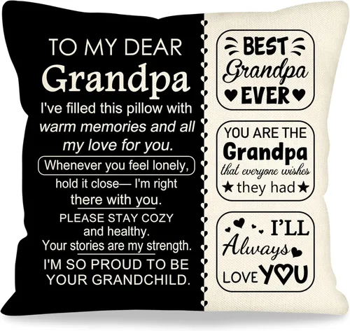Miniatura 15 de Fundas de almohada decorativas de 18 x 18 pulgadas con ideas de regalos para familiares y amigos, regalos después de una cirugía, regalo