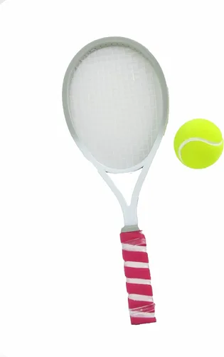 Miniatura 3 de American Fashion World Conjunto de tenis morado y blanco para muñecas de 18 pulgadas Juego de 5 piezas Calidad premium y diseño moderno Ropa
