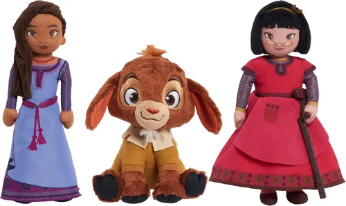 Miniatura 6 de Disney Wish Peluche Parlante Valentino de 5 Pulgadas, Animal de Peluche, Cabra, Felpa Súper Suave, Juguetes para Niños de 2 Años en Adelante por