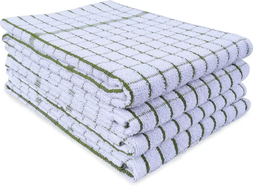 Miniatura 14 de AMOUR INFINI Juego de 8 paños de cocina - Ultra suaves, altamente absorbentes, paños de cocina de algodón terry de secado rápido de 12"x12" pulgadas