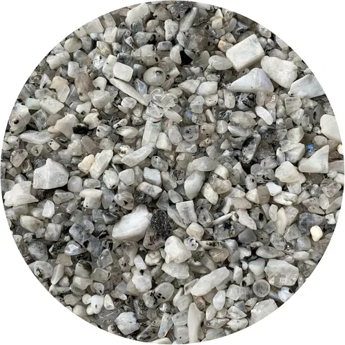 Miniatura 60 de GAF TREASURES Chips de piedras preciosas de jade semi nefrita natural, de 0.5 libras, mini cristales triturados, chips de cristal sin perforar