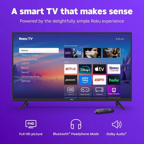 Miniatura 3 de Roku Paquete de Smart TV Full HD de la Serie Select de 40 pulgadas – Pantalla LED de 1080p, Dolby Audio, Compatible con Alexa, Control Remoto por