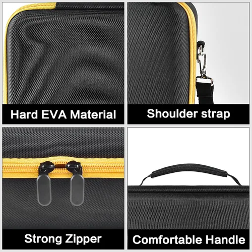 Miniatura 4 de Estuche de almacenamiento de batería extra grande para batería DEWALT 20V/60V MAX XR y cargador, caja transportadora de paquete