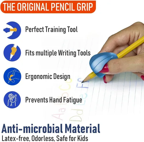 Miniatura 8 de The Pencil Grip Agarres para Lápices, El Agarre Cruzado, Ayuda de Escritura Ergonómica Metálica Para Diestros y Zurdos, Agarres de Lápices Metálico.