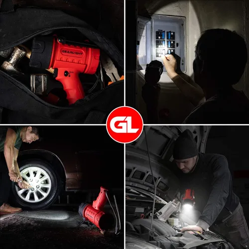 Miniatura 5 de GearLight - Linterna de proyector LED impermeable Watchman, alta en lúmenes AA para accesorios de campamento al aire libre, equipo de kayak marino