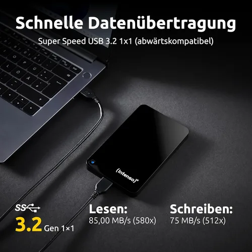 Miniatura 4 de Intenso Unidad de Memoria - Disco Duro Externo 2, 5" 2 TB Negro