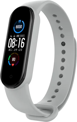 Miniatura 6 de hengkang Compatible con Amazfit Band 5/Xiaomi Mi Band 6/Mi Band 5, correas de repuesto ajustables de silicona deportiva para Amazfit Band 5, Mi Band