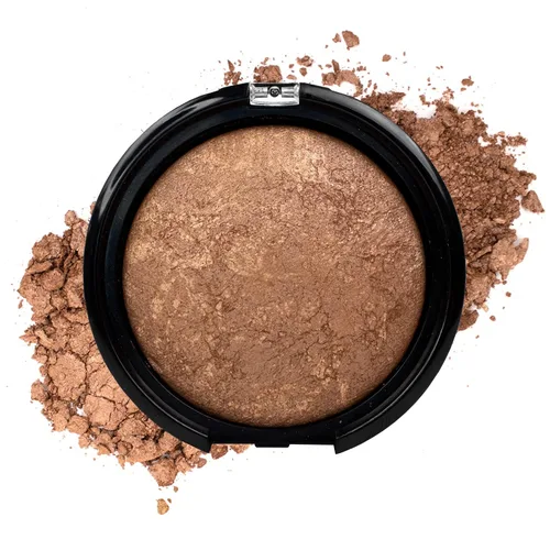 Miniatura 3 de Palladio Bronceador horneado, altamente pigmentado y fácil de mezclar, brillo bronceado brillante, uso seco o húmedo, dura todo el día, proporciona