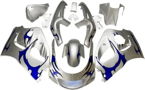 Miniatura 263 de Kit de carenado de inyección azul, negro y blanco para Suzuki GSXR600 GSX750 2006 2007 GSXR 600 GSX-R750 06 07 ABS Carenado de plástico completo