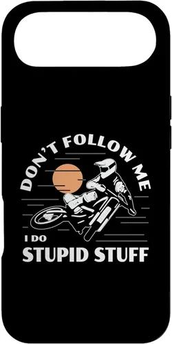 Miniatura 26 de Funda para iPhone 12 Mini Dirtbike Motocross Don't Follow Me Stupid Stuff Dirt Bike