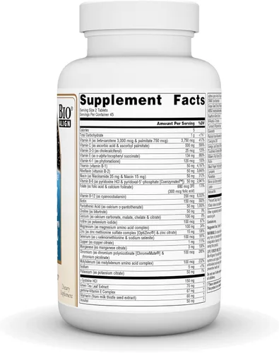 Miniatura 2 de Source Naturals Life Force Múltiples Multivitamínicos diarios sin hierro de alta potencia Vitaminas, minerales, antioxidantes y nutrientes – Energía