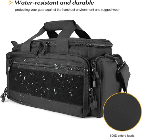 Miniatura 5 de ProCase Bolsa táctica para pistola, bolsa de lona acolchada de lujo para pistolas, pistola grande, revista, accesorios para equipo de munición