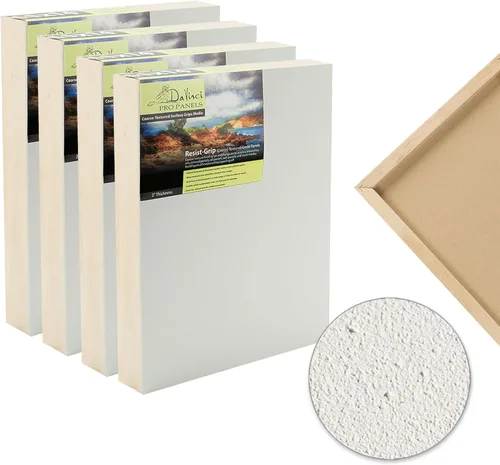 Miniatura 9 de Da Vinci Pro Resist-Grip - Tablero de gesso texturizado grueso, paquete de 17.7 x 24.0 in, 4 unidades, tableros de arte de 2 pulgadas de profundidad