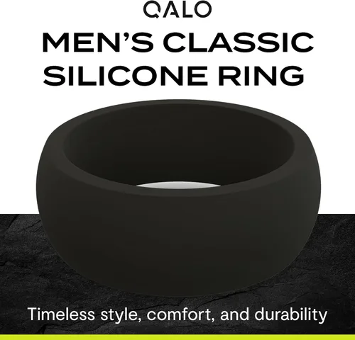 Miniatura 2 de QALO - Colección de anillos de silicona clásicos para hombre