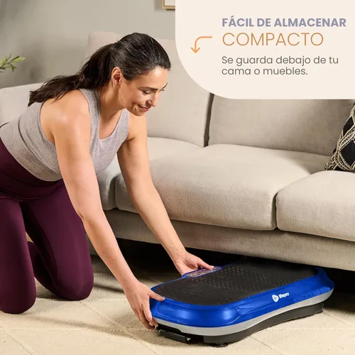 Miniatura 7 de LifePro Waver - Máquina de ejercicios con placa vibratoria – Vibración de alta intensidad para la activación muscular, plataforma vibratoria de Azul