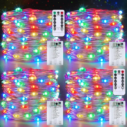 Miniatura 18 de 30LED Acorn Fairy Lights Battery Operated Fall String Lights Indoor Decor Remote Control, 8 Lighting Modes, IP44 Waterproof, Timer & Dimmable