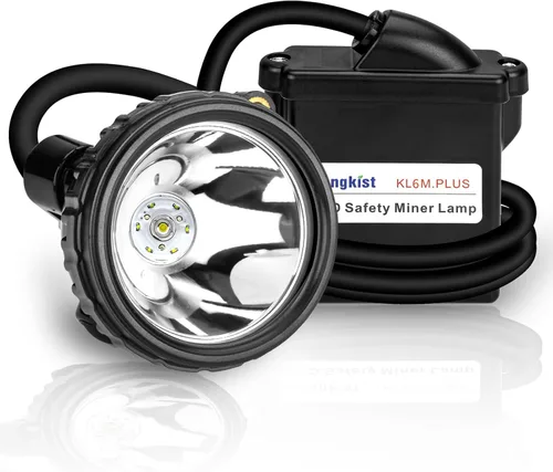 Miniatura 9 de Luz LED recargable para casco de minería – A prueba de explosiones impermeable subterránea lámpara de seguridad subterránea, faro brillante