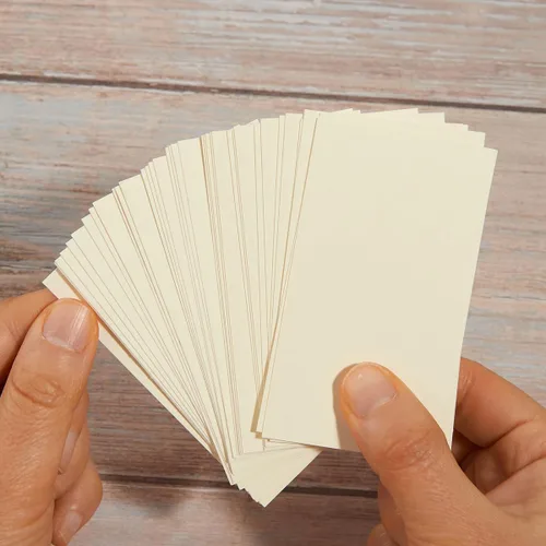 Miniatura 3 de Paquete de 100 tarjetas de papel grueso en blanco para invitaciones, tarjetas de felicitación, postales, fotos, papel grueso de 250 GSM