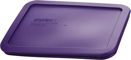 Miniatura 3 de Pyrex 7210-PC - Tapa de plástico sin BPA, 3 tazas, color morado ciruela, fabricada en Estados Unidos