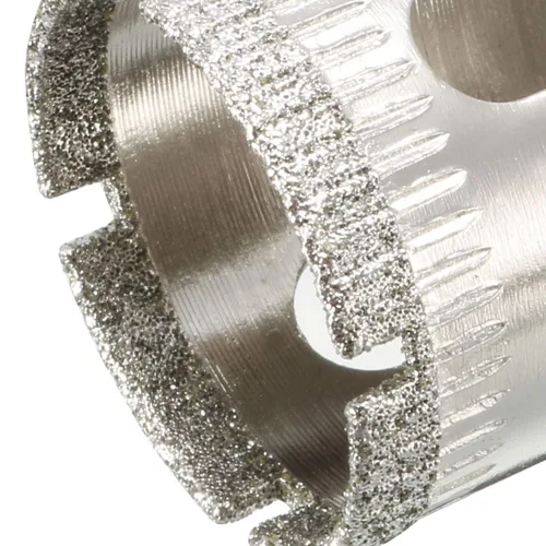 Miniatura 4 de uxcell - 2 brocas de sierra de agujero con revestimiento de diamante de 0.98 pulgadas para vidrio, cerámica, mármol, roca y porcelana, 2