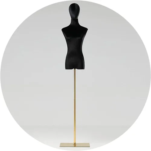 Miniatura 9 de Adjustable Female Dress Form Mannequin Torso with Metal Stand, Armless Size M, White – Perfect for Clothing Store Display, Tailoring, Fashion Design